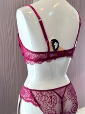 フランボワーズ ワイヤーブラジャー&ショーツ 32C&0 リズシャルメル