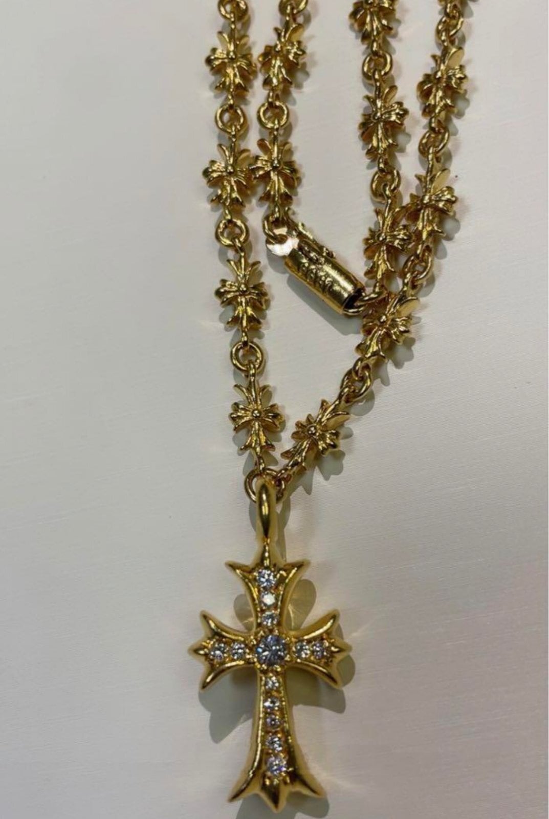 CHROME HEARTS クロムハーツ 22k クロス ネックレス | Pay ID CHROME HEARTS クロムハーツ 22k クロス ネックレス | Pay ID