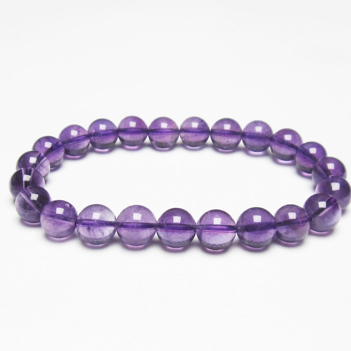 アメジスト ブレスレット 8mm 一点物 メール便可 [M便 1/10] 111-21635