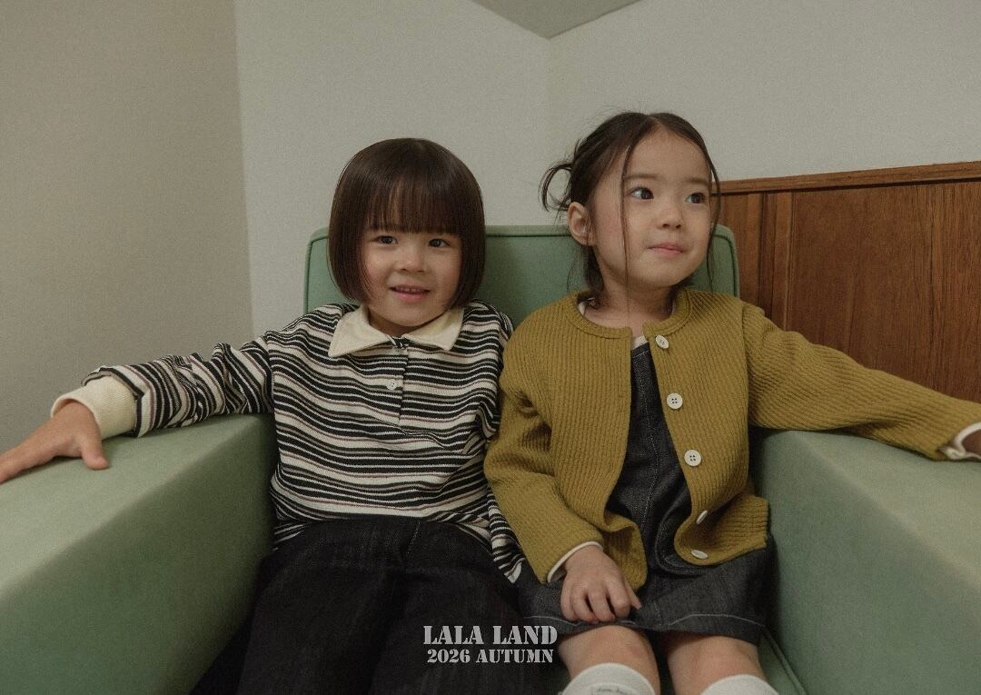 送料無料【予約】/  kids オルファーリブカーディガン /lalaland