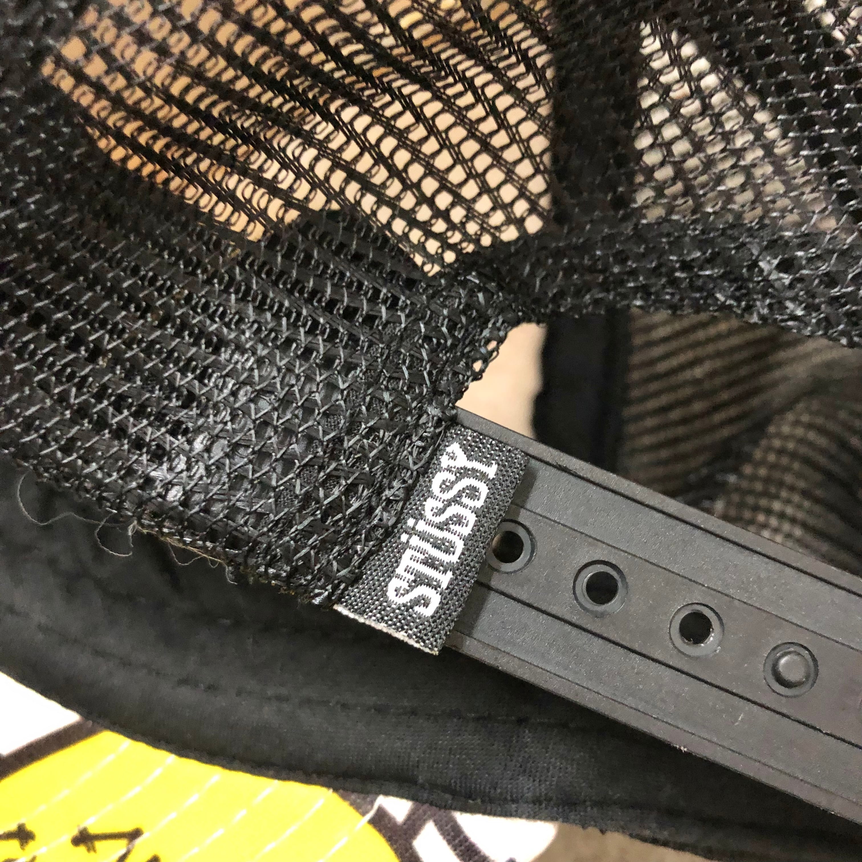 00s OLD STUSSY/Mesh Cap/Free/吹き出しフォント/メッシュキャップ