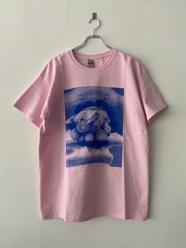 THE FASCINATED / 地球希望丸 S/S TEE / pink/collage
