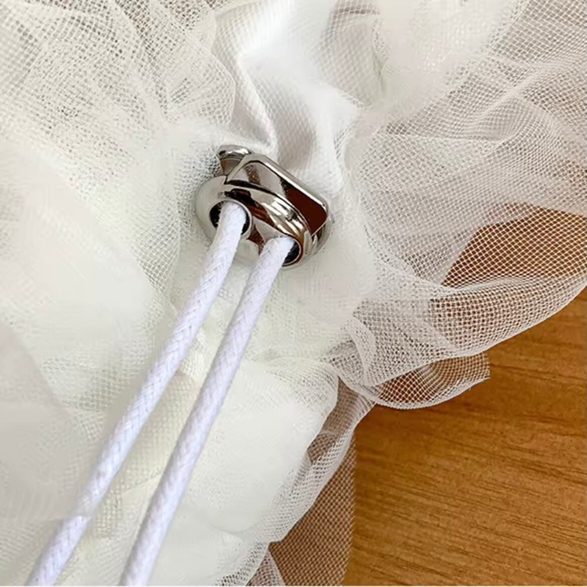 チュールラッフルショルダーバッグ