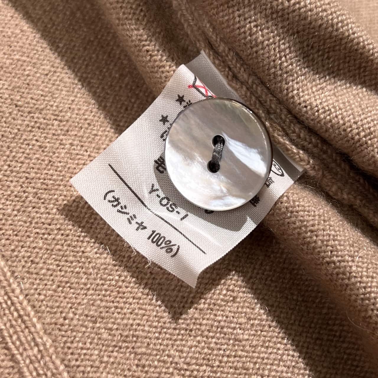 アンサンブル カシミヤ100% CHENONCEAUX シュノンソー セットアップ カーディガン ニット セーター /ベージュ系 レディース