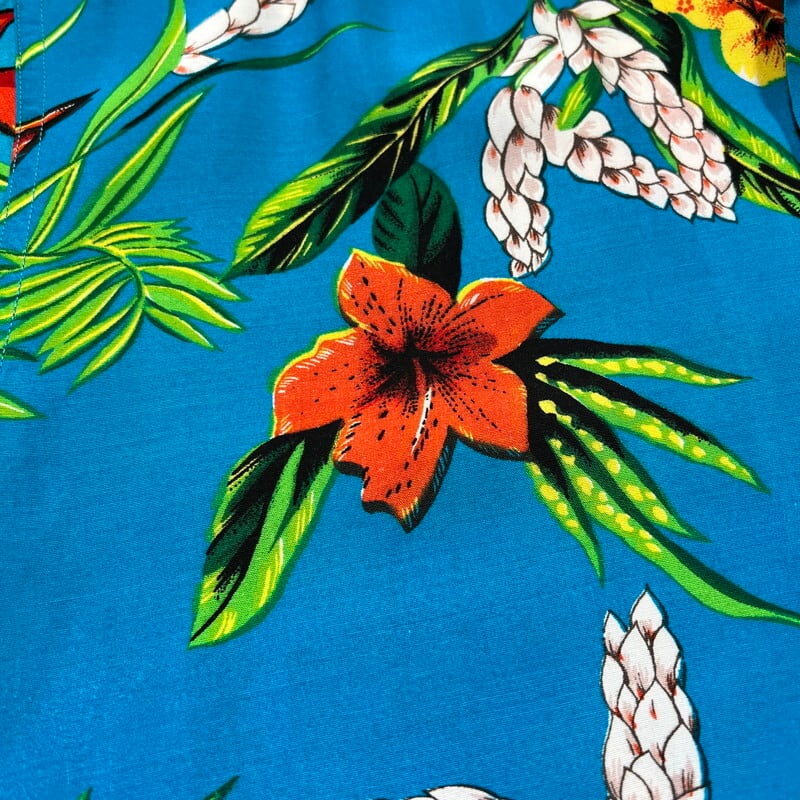 60's Tahiti タヒチ レーヨンハワイアンシャツ タヒチアンシャツ 60's Tahiti タヒチ レーヨンハワイアンシャツ タヒチアンシャツ