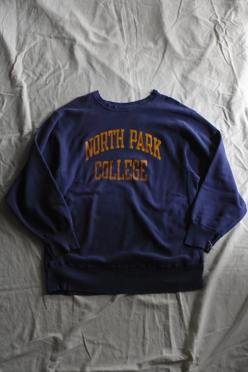OK/80's "champion" reverse weave art sun fade damage sweat