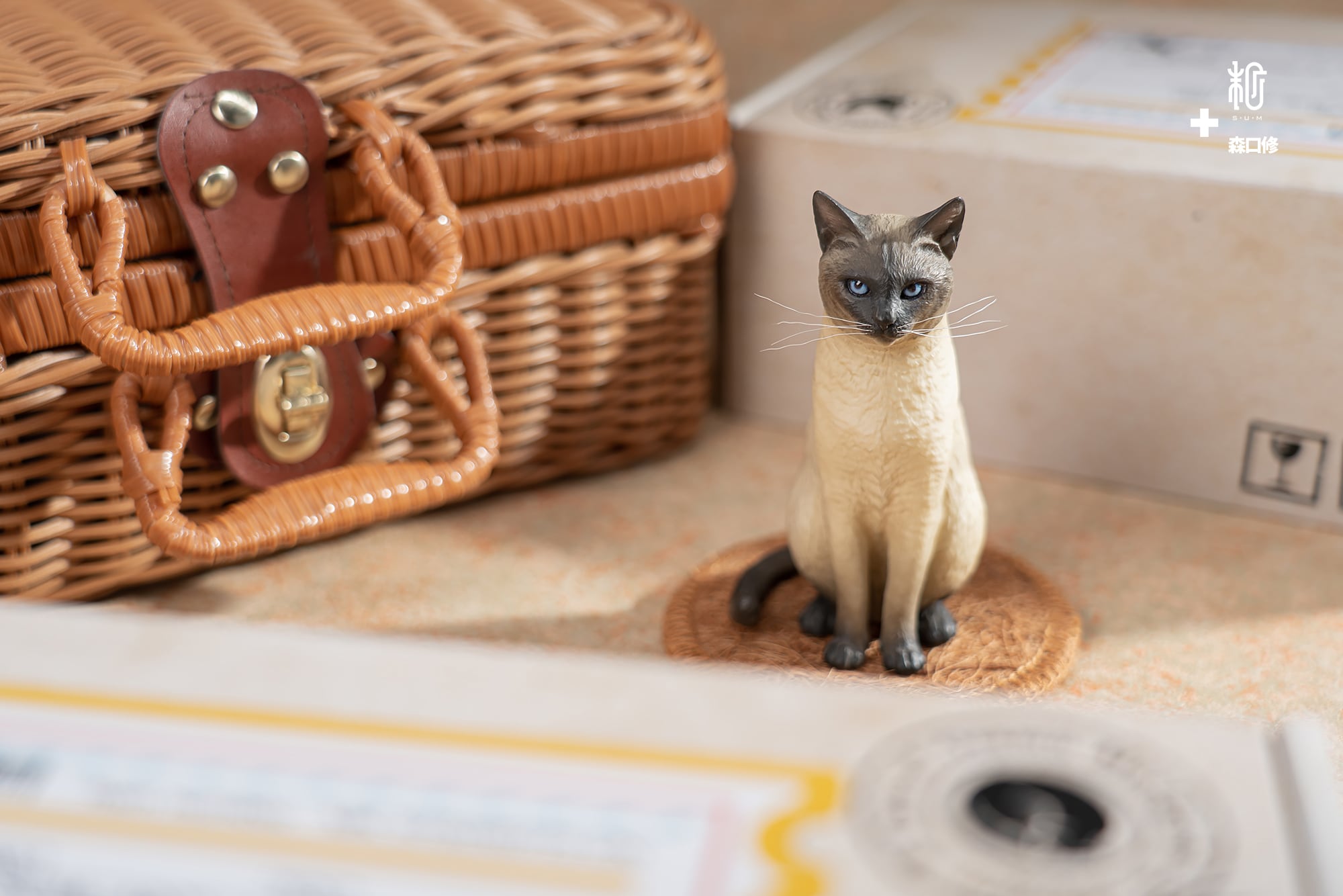 森口修の猫」ー立ち姿（シャム猫塗装）｜森口修｜ | sumart