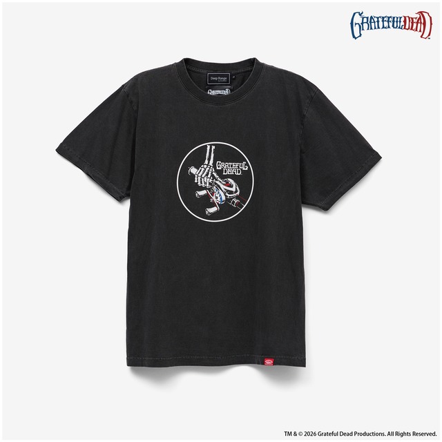 【BASSMANIA × GRATEFUL DEAD】  HAND SKULL T Shirt ［BLACK］