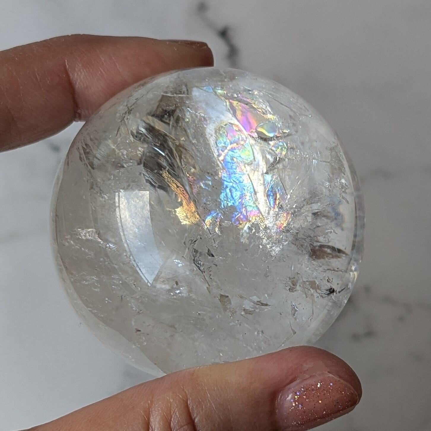 ハート型の水晶（虹入り） | Pay ID