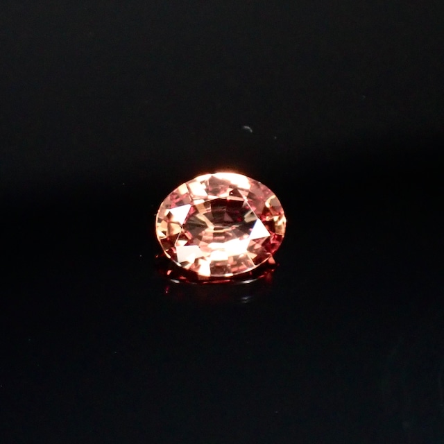 繊細にきらめく睡蓮色 0.27ct 天然 パパラチァサファイア CGL鑑別書付属