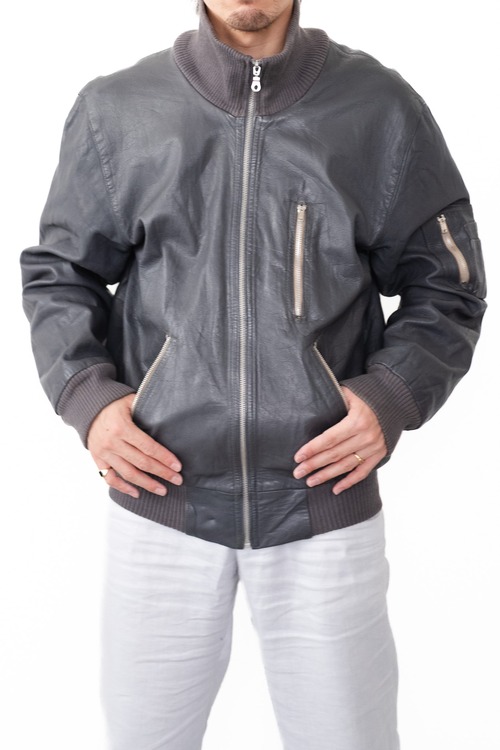 [80's～] "German Air Force" Pilot Leather Jacket (Civilian Model)