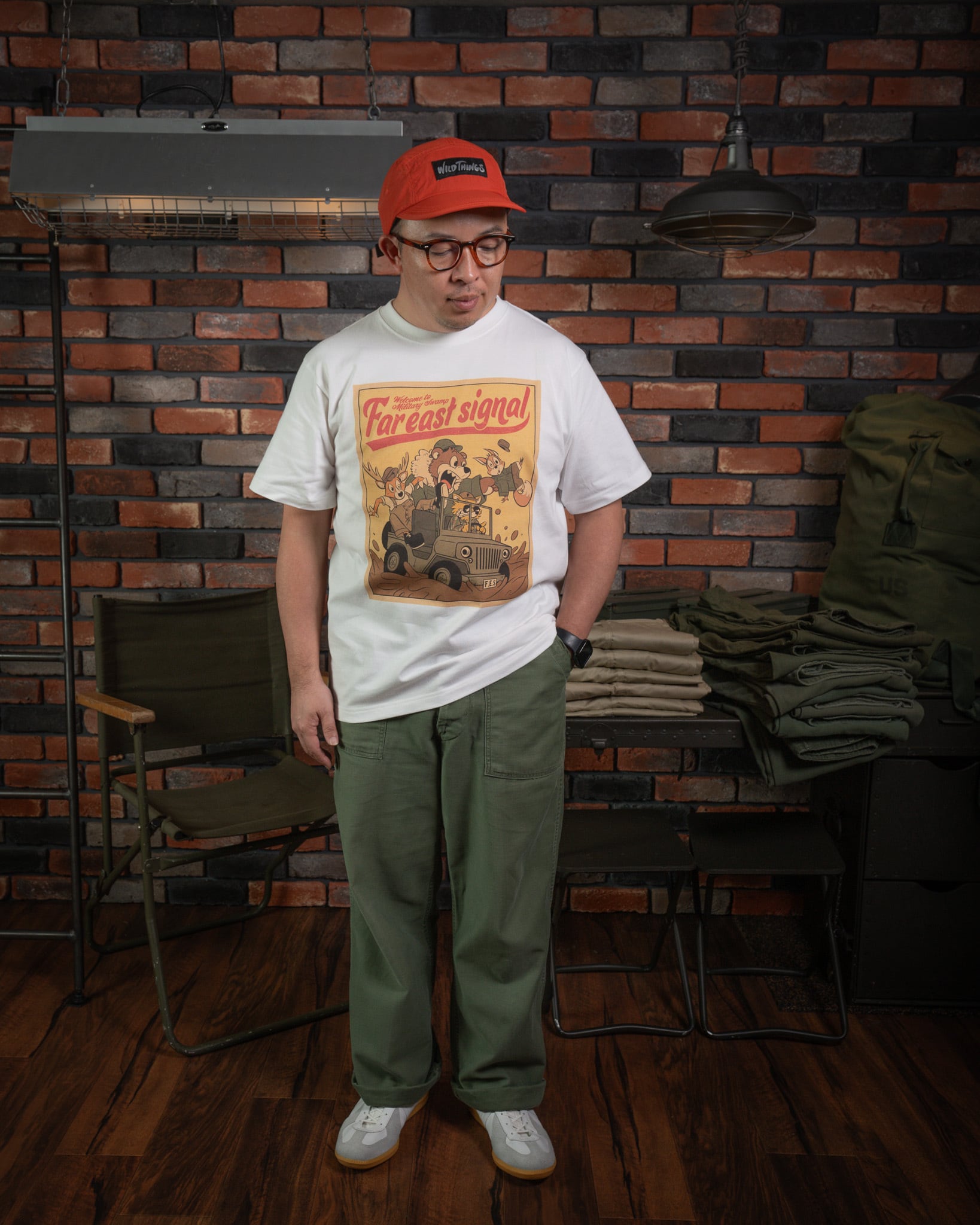 Original T-shirts①】Welcome to the Military Swamp 6.2oz Cotton