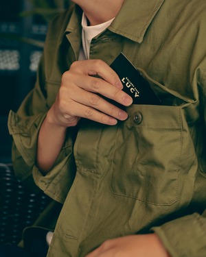 BROWN GREEN BLUES  MILITARY WEATHER SLASH POCKET SHIRTS / ブラウングリーンブルース ミリタリーウェザースラッシュポケットシャツ