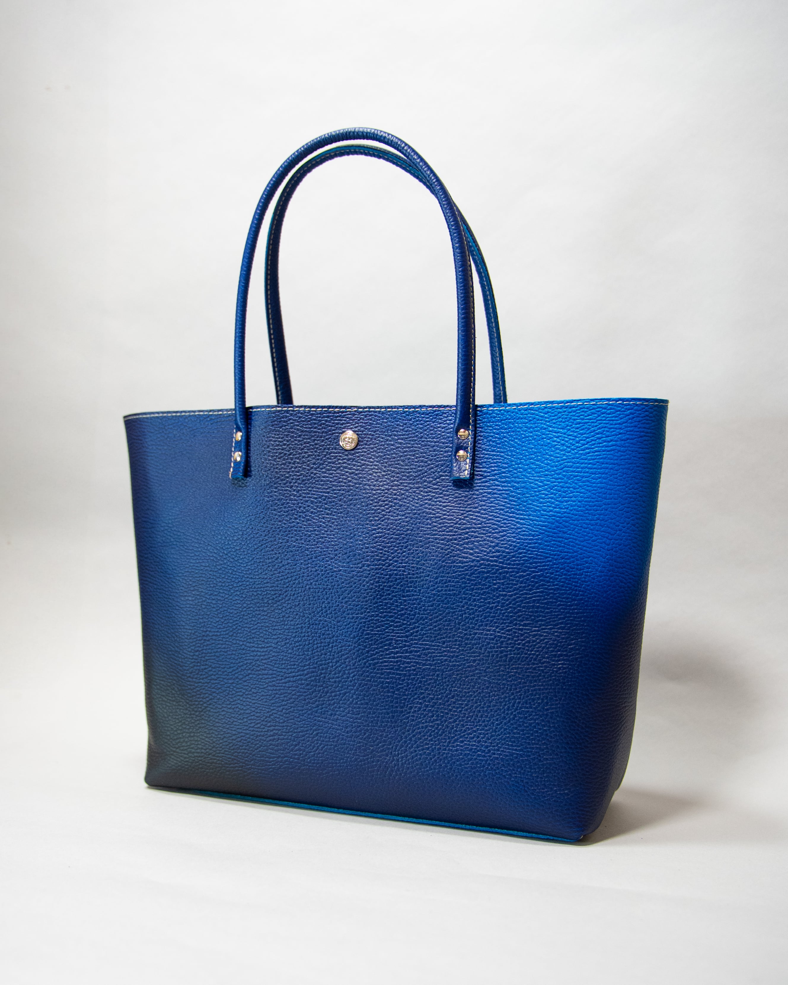 SOMEA brume タンゴブルー レザートートL | 池内友禅