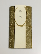 和紙のお祝儀袋セット(梅幸茶色揉み)