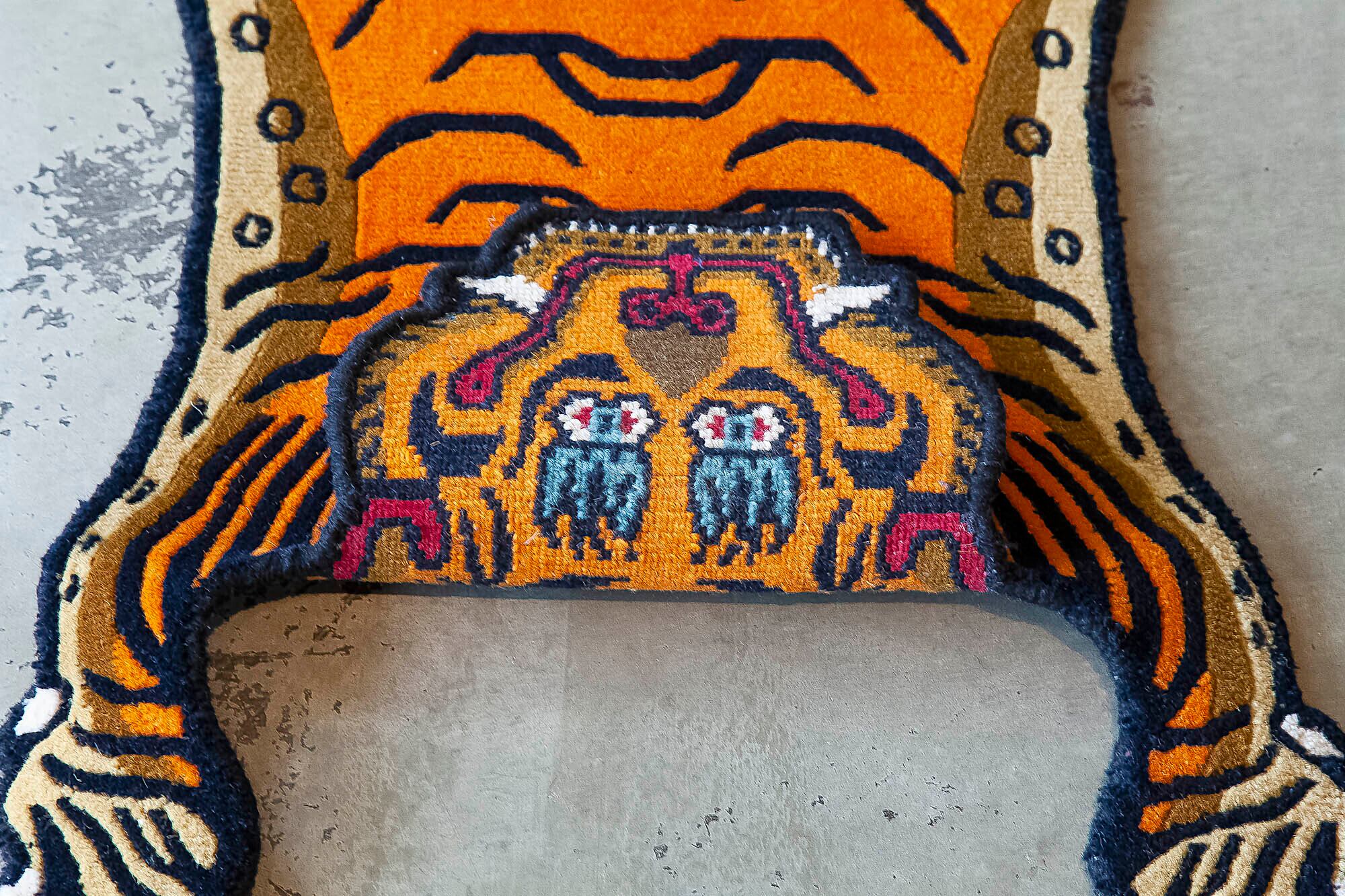 Tibetan Tiger Rug 《XSサイズ •ウール012》チベタンタイガーラグ