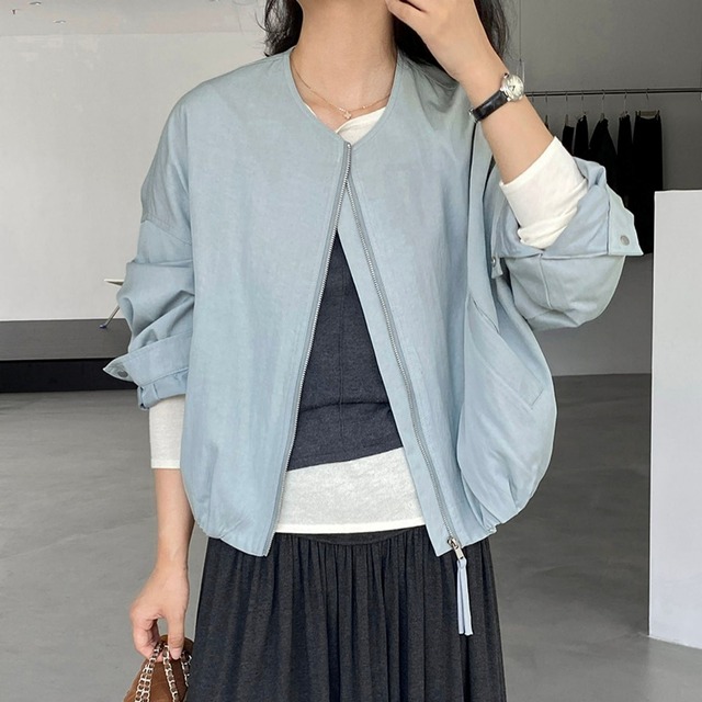 no collar jacket　j-0060