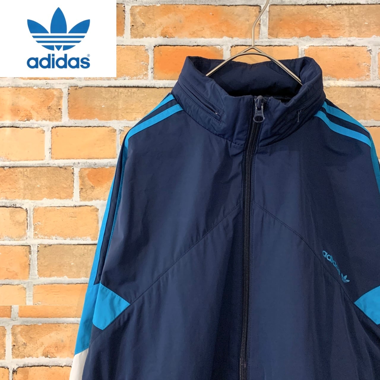 【ADIDAS】アディダス 90s ナイロンプルオーバー カレッジ 3XLサイズ