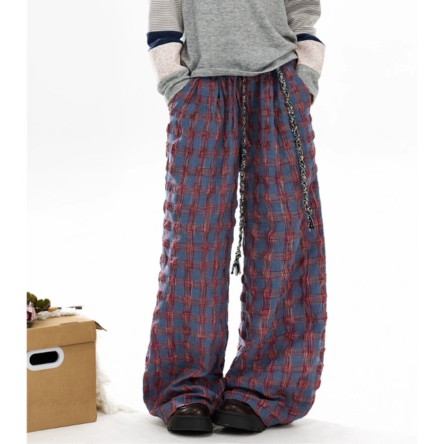 washer check pants　ワッシャーチェックパンツ　J2126