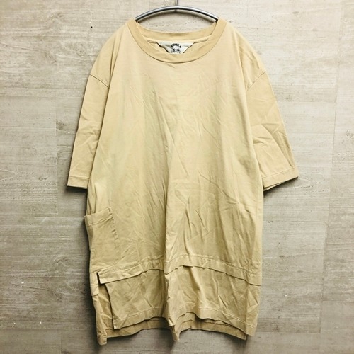 SUNSEA　サンシー　16SS レイヤードTシャツ　2　ベージュ系　【中目黒b8】