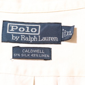 XL オフホワイト Caldwell ポロラルフローレン 半袖開襟シャツ 白 Polo Ralph Lauren