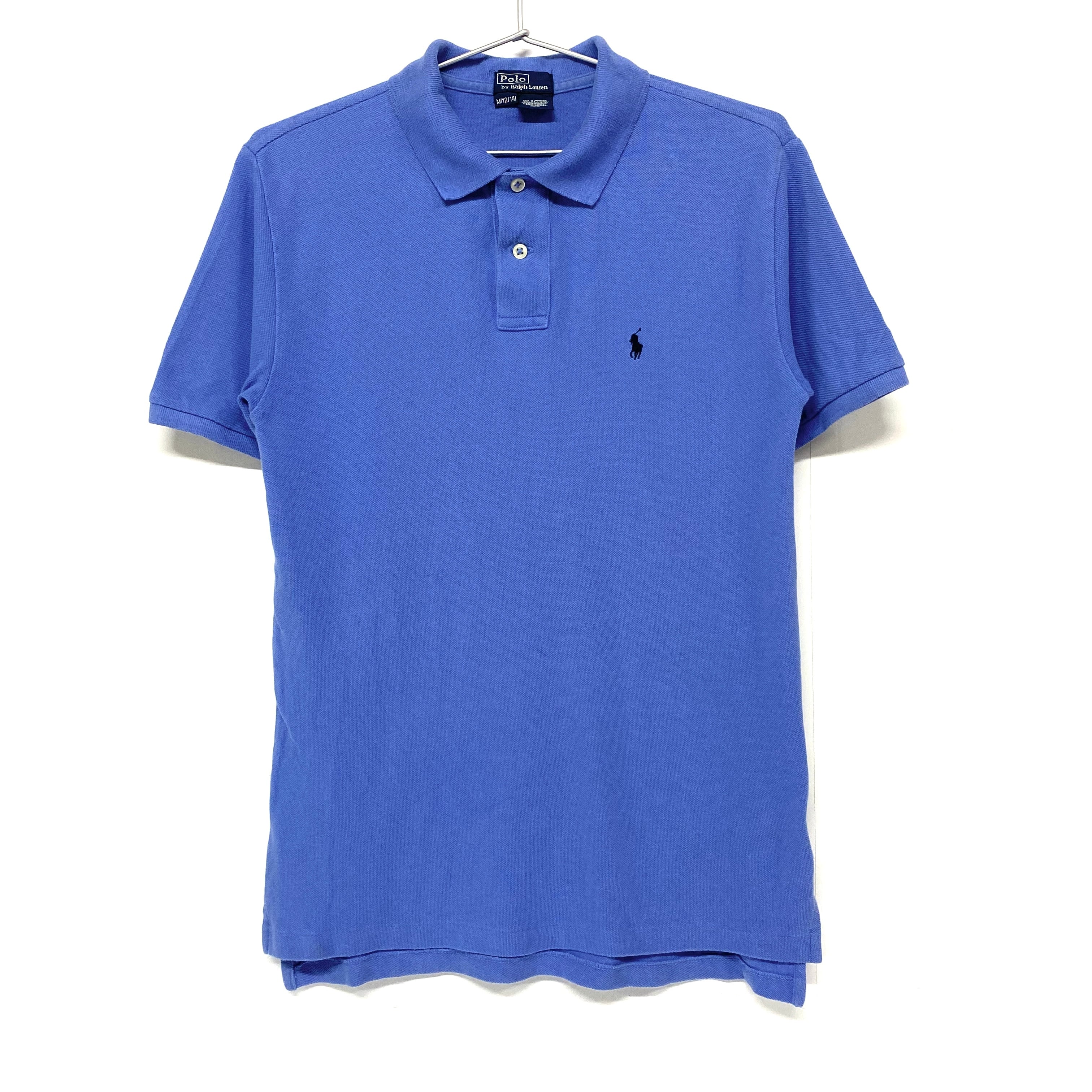 【キッズ】 Polo Ralph Lauren ポロラルフローレン 無地 ポロシャツ M 12-14歳位 ライトブルー 水色 子供服 古着  【ポロシャツ】 | cave 古着屋【公式】古着通販サイト