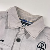 CASTELBAJAC カステルバジャック 長袖 ワークシャツ 4/ライトグレー メンズ