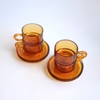 飴色のカップ＆ソーサー’2