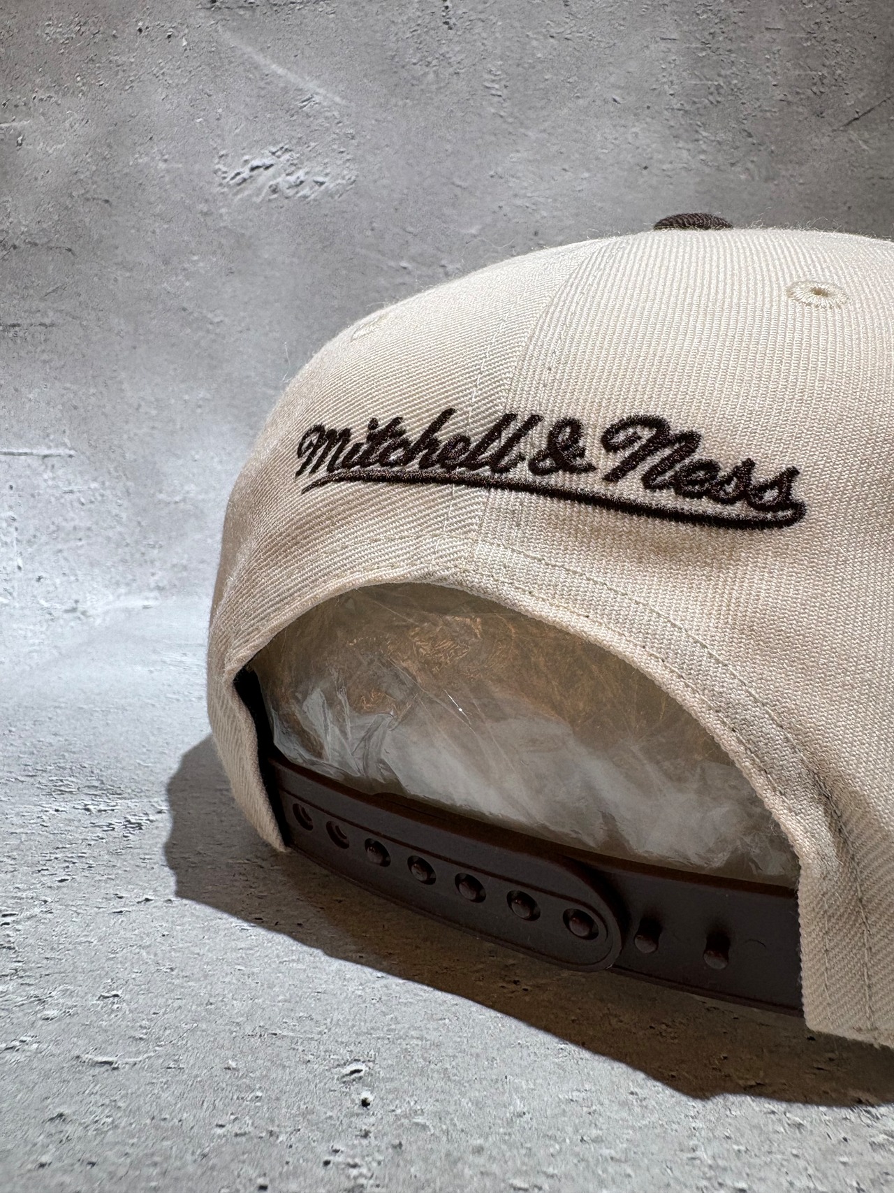 Mitchell＆Ness/ミッチェルアンドネス NBA ロサンゼルス・レイカーズ キャップ クリーム