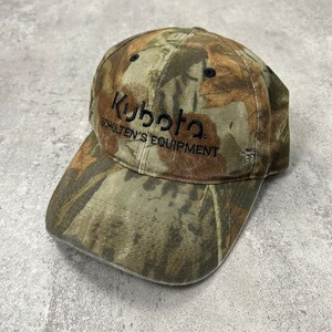 KUBOTA ADVANTAGE TIMBER CAMO SNAPBACK HAT SIZE FREE (USED)