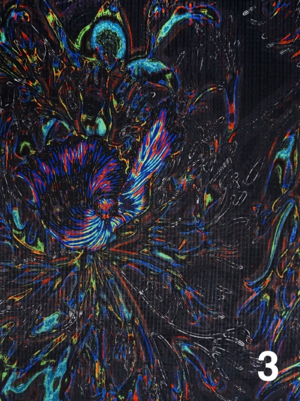 【受注商品】Rumi Rockキモノ「ビカクシダ」　[ A1647 A1564 A1563 A1566 A1565]