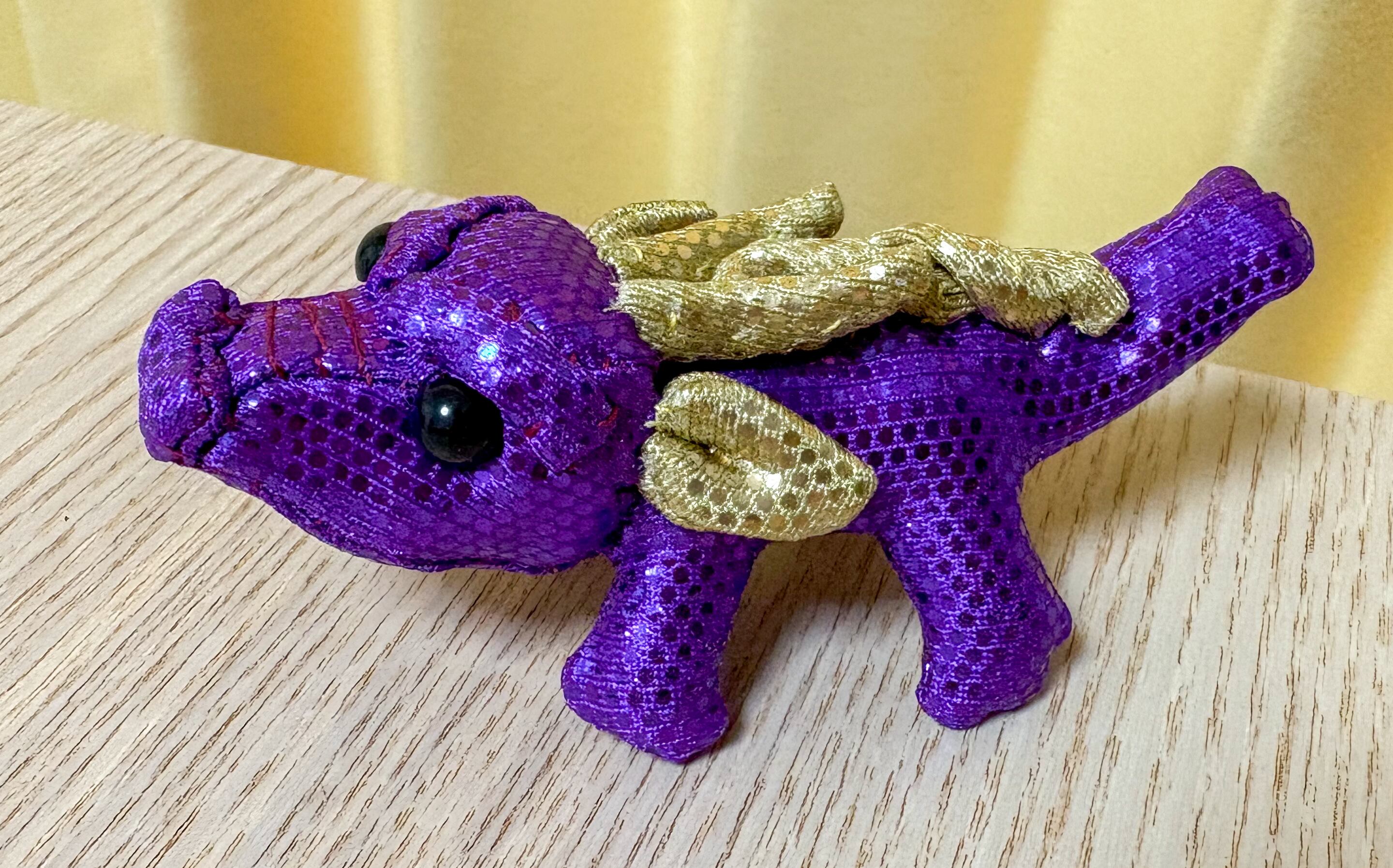 紫と金の龍神さま