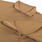 スタンドカラートップス