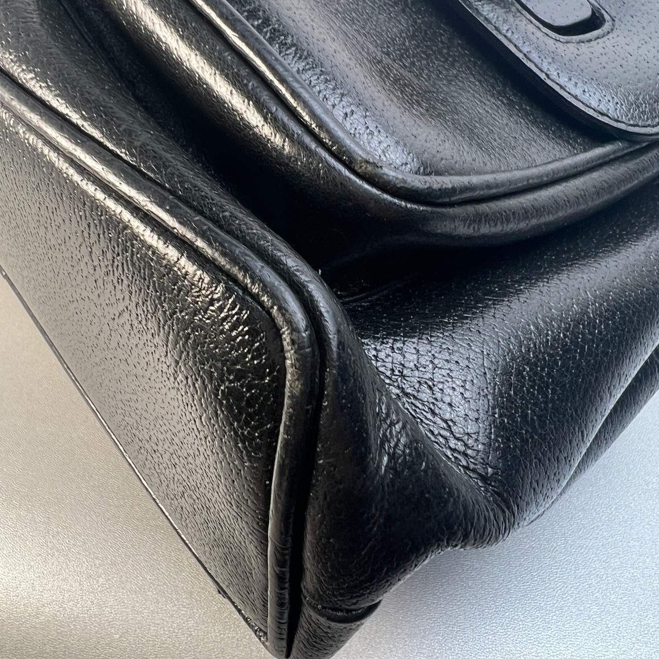 【最終処分SALE】GUCCI グッチ バンブーリュック ブラック A-11133