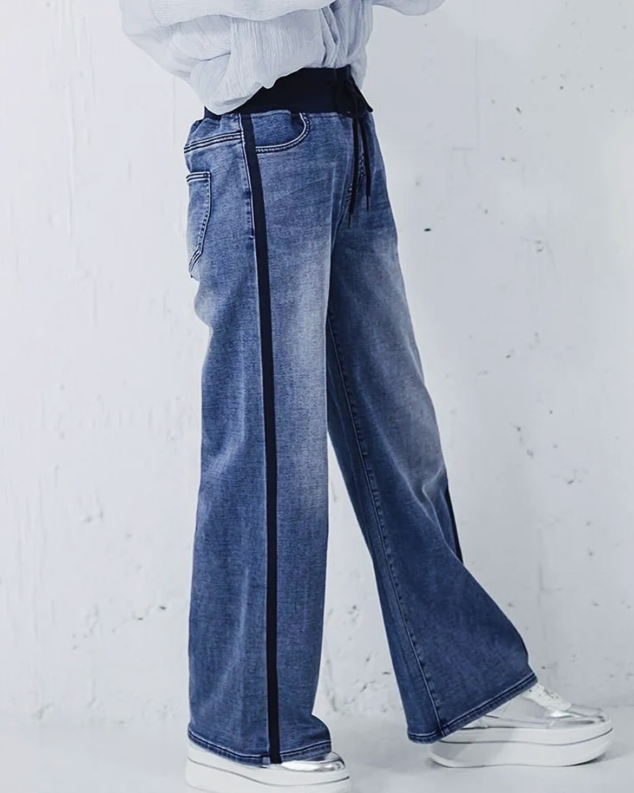 インディマーク INDIMARK INDKNIT サイドラインワイド ブルー WK001