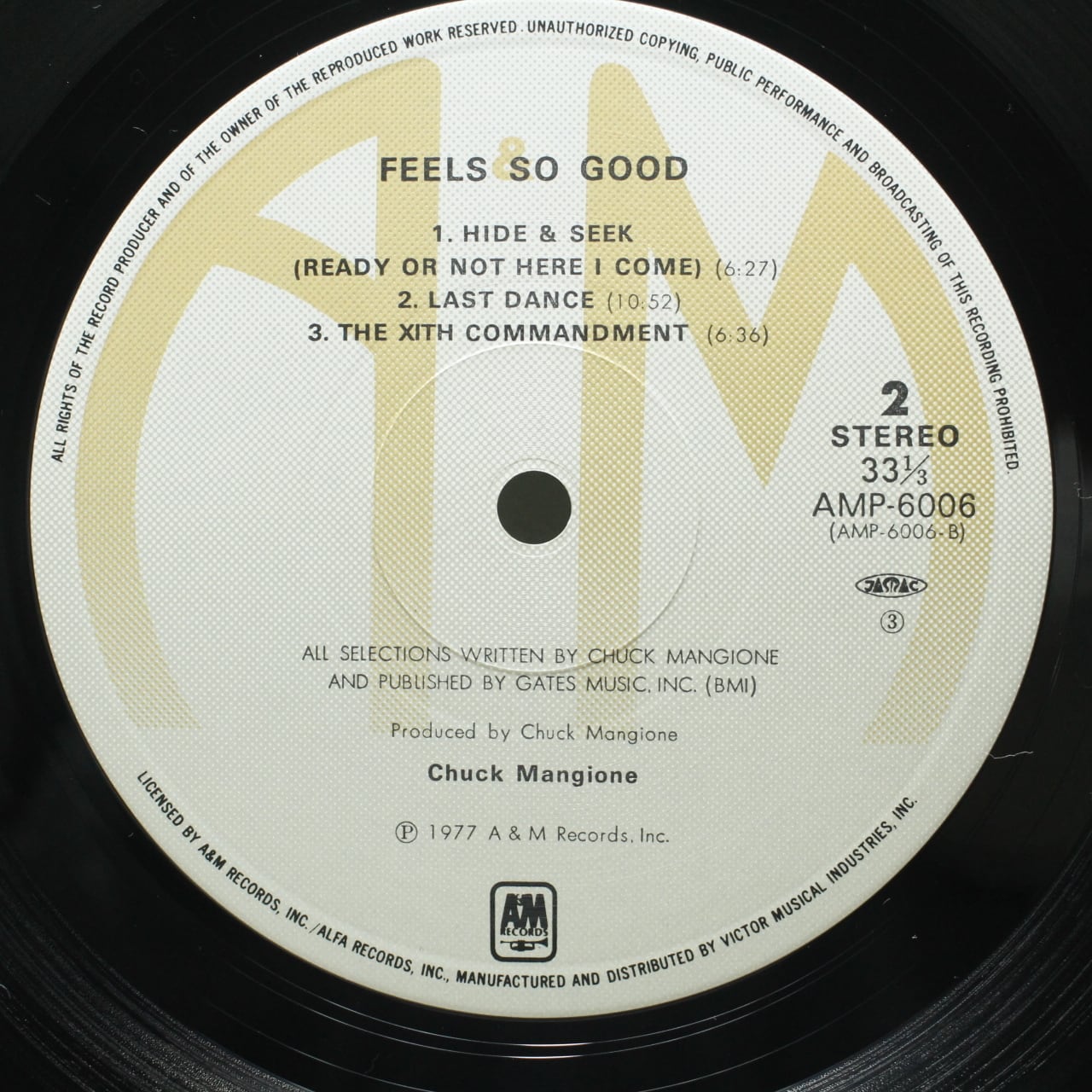 Chuck Mangione / Feels So Good [AMP-6006] - 画像4