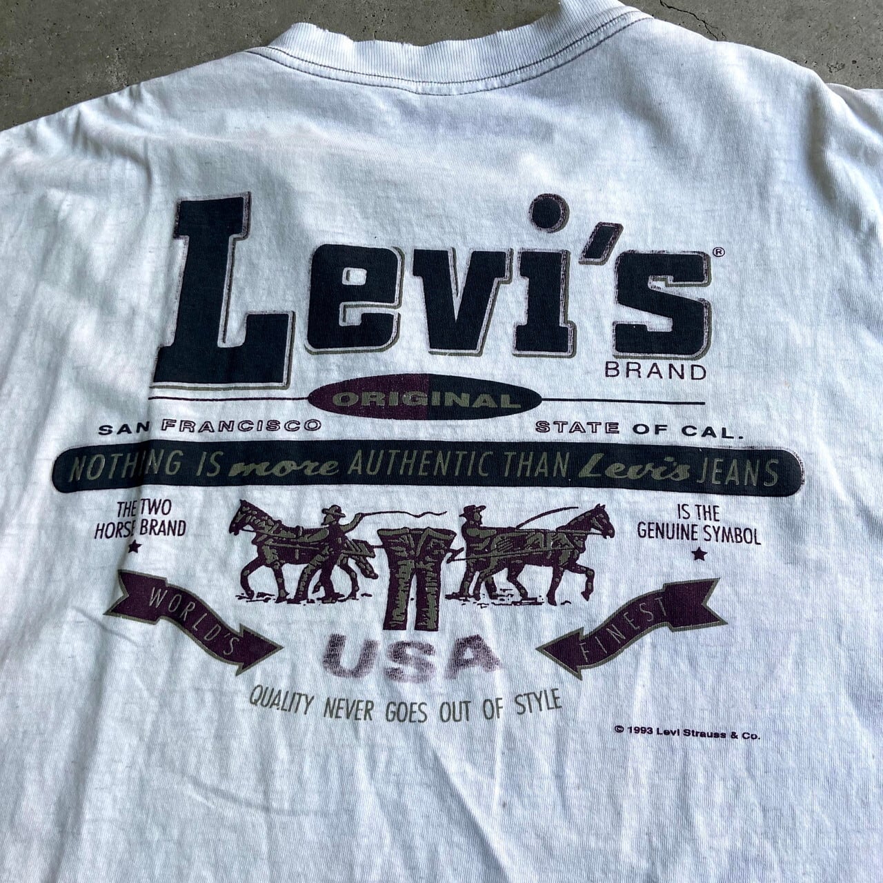 雰囲気系 90年代 Levi's リーバイス フロントロゴプリント Tシャツ ...