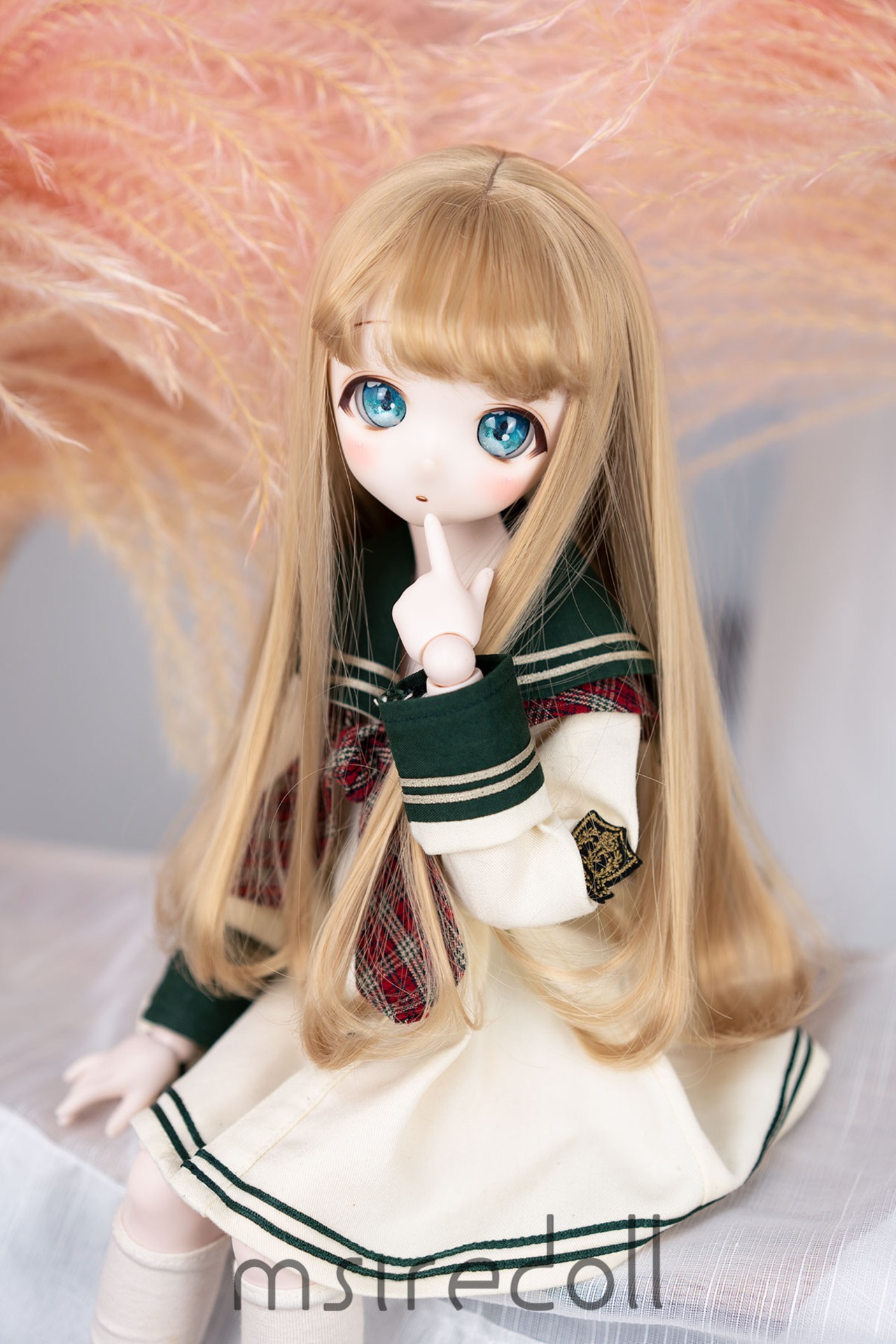 BJDドール用ウィッグ MDD/kumako/DDサイズ通用 全6色 8-9インチ 球体 