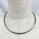 Vintage 925 Silver Omega Chain Choker Necklace Made In Italy