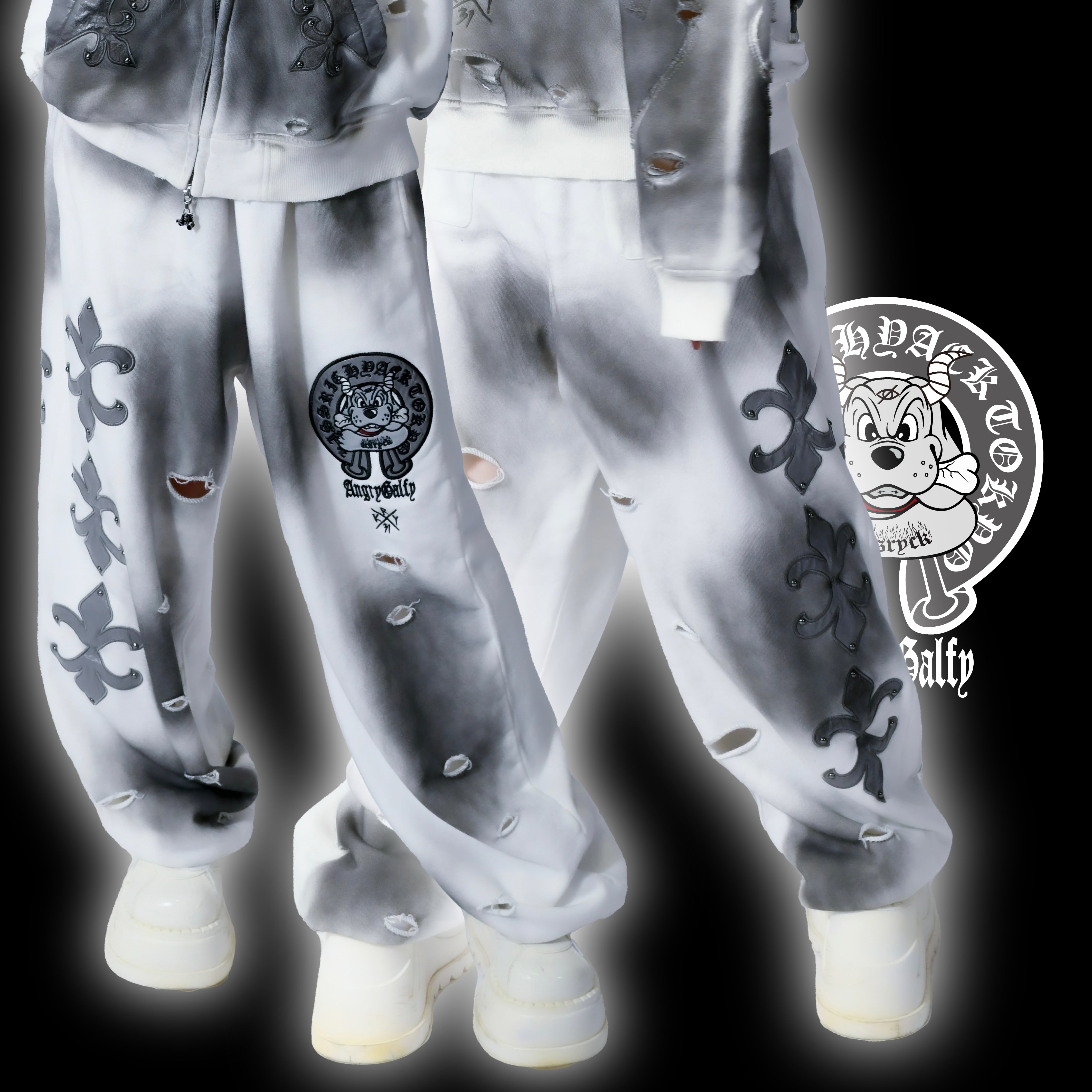 即納】「蹴威の百合の紋章パンツ」 | KRY clothing