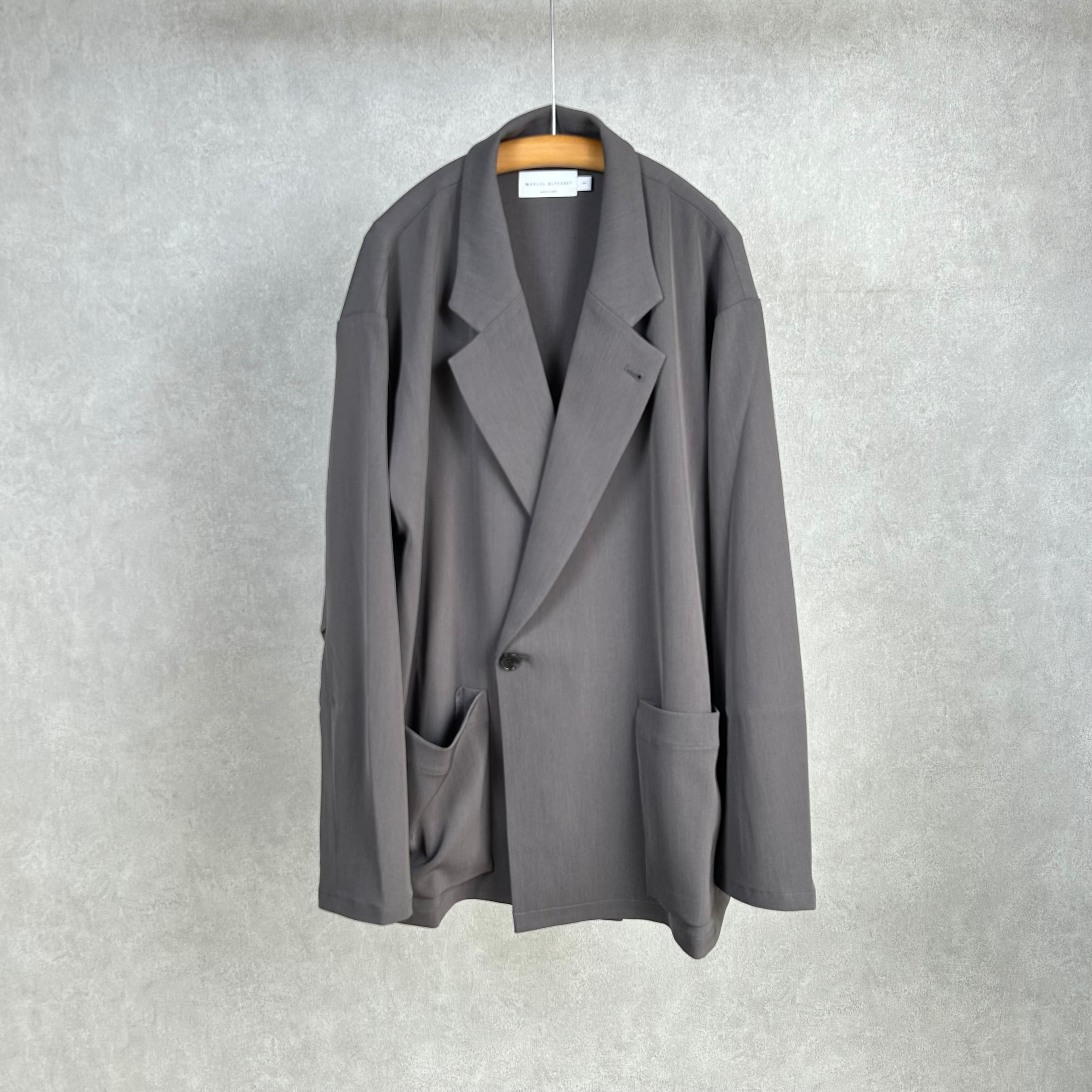 26SS》【MANUAL ALPHABET】PE TWILL COMFORT W JACKET マニュアル