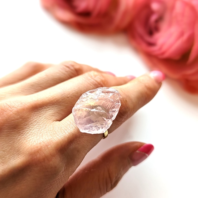 【One of a kind】Rose Quartz x Silver