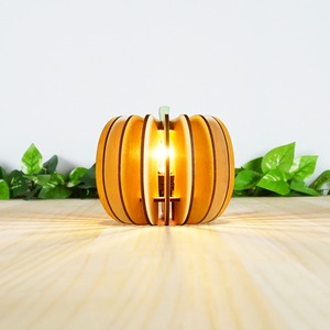「かぼちゃ」木製フロアランプ