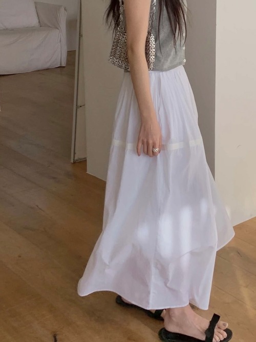 (予約) miel / Newing skirt 2color