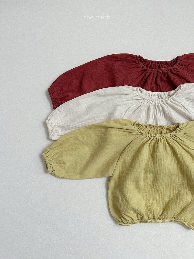 《予約》送料無料【minirobe】Balloon Blouse