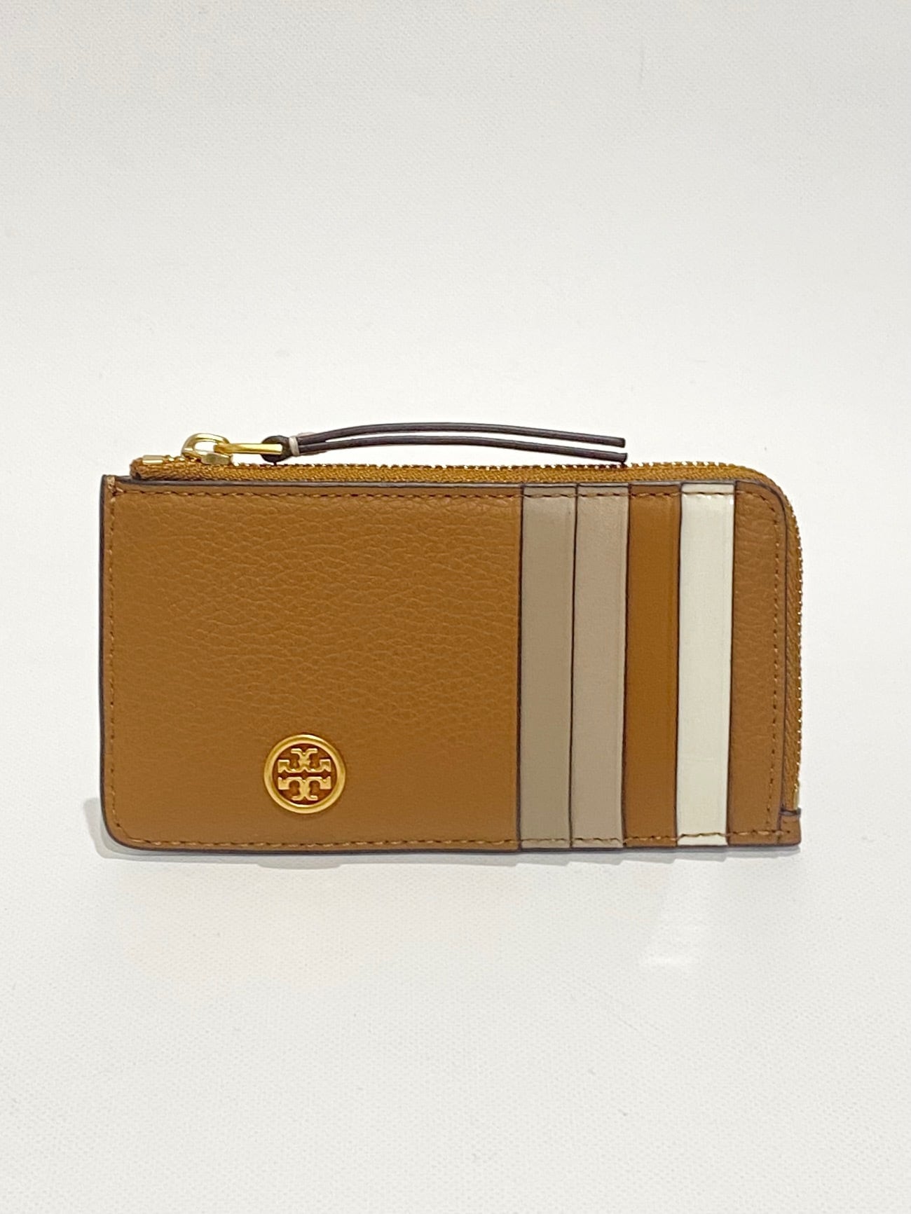 Tory Burch ケース ベージュ/ブラウン TORY BURCH 並行輸入 トリーバーチ 長財布(ラウンドファスナー