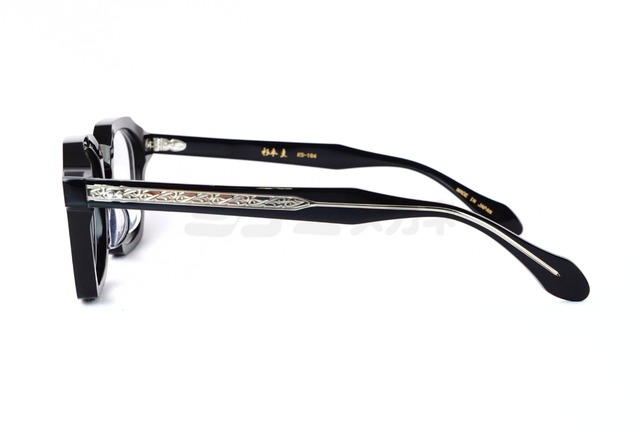 杉本 圭 メガネ KS-184 COL.1 多角形 芯張り ボストン クラウンパント 眼鏡 太セル スギモトケイ 鯖江 日本製 正規品-3枚目