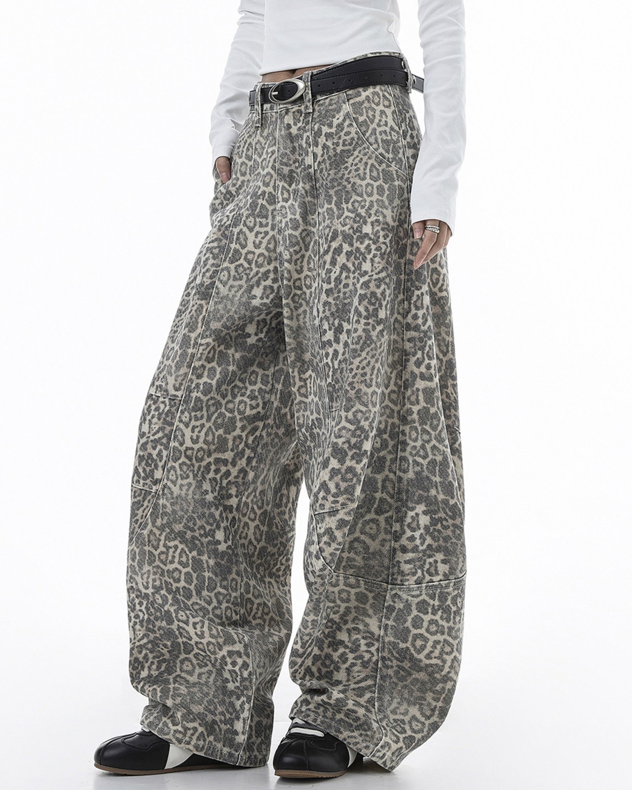 レオパードワイドパンツ A0794 - 8