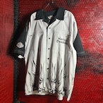 Harley-Davidson ワークシャツ スカル×フレイム ツートンカラー ハーレー