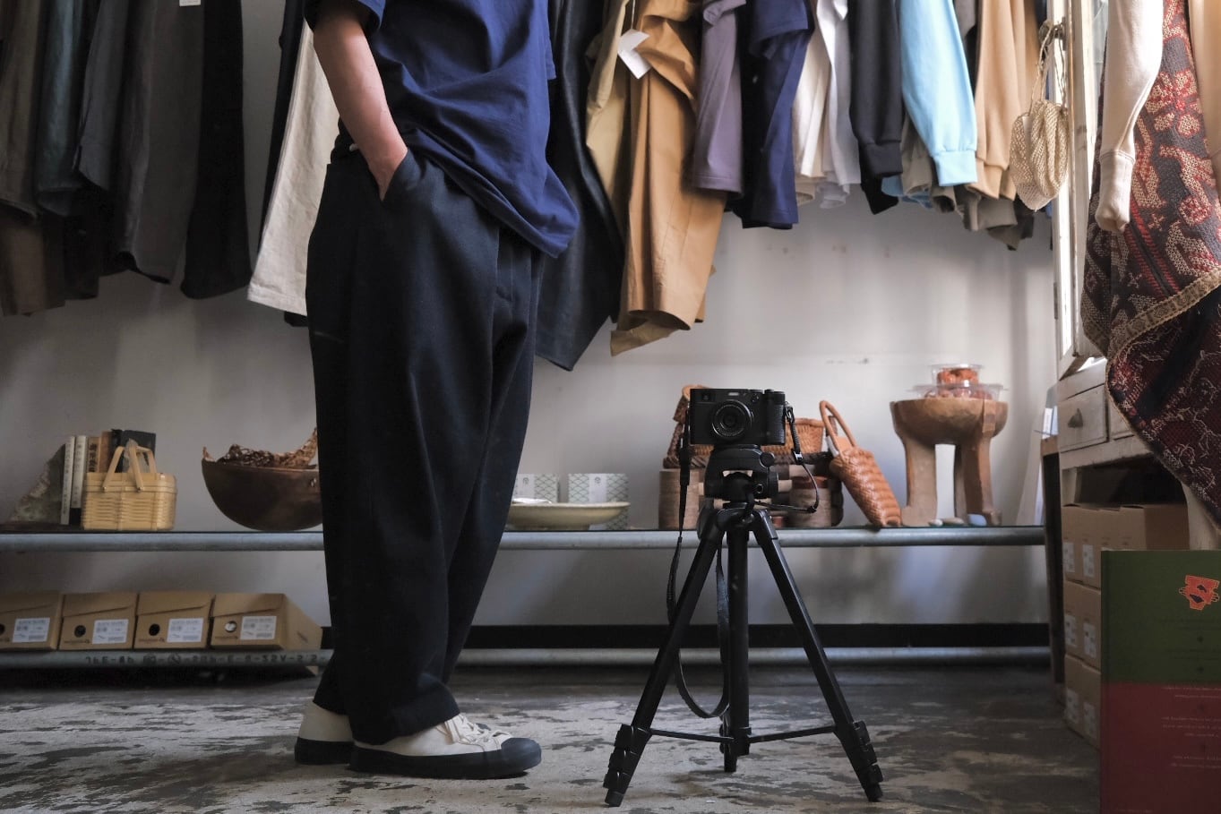 MITTAN ( ミタン / ミッタン ) PT-125 NMウールOCツイルパンツ紺黒 / サイズ1,2,3 大阪 実店舗